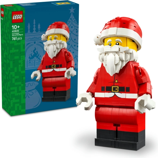 LEGO Iconic minifigurine Santa Claus agrandie