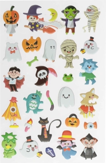 Autocollants en mousse sur le thème d’Halloween