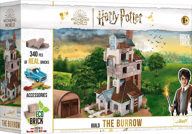 Jeu de construction Brick Trick Harry Potter – Le Terrier des Weasley en vraies briques
