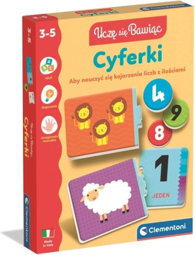 Cyferki – jeu éducatif avec des animaux pour apprendre les chiffres