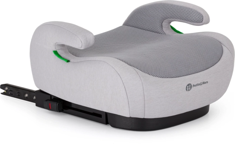 Petite & Mars rehausseur Optimus Pro i-Size Air Gentle Grey 125–150 cm