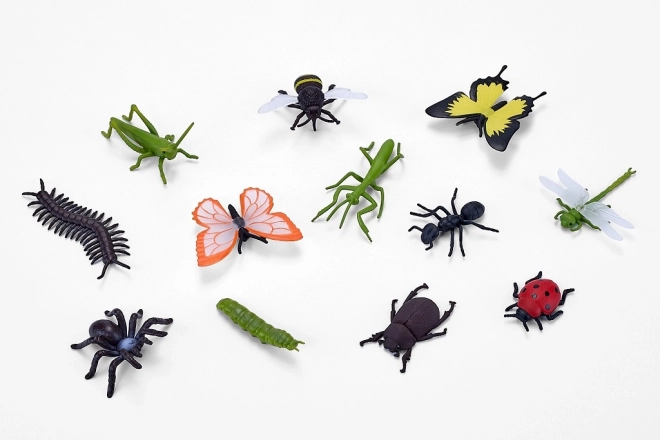 Mojo mini monde insectes et araignées 12 pcs