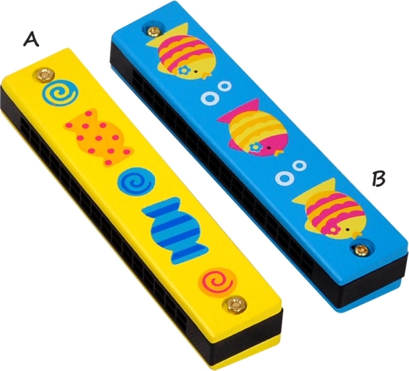Instruments de musique en bois - Harmonica