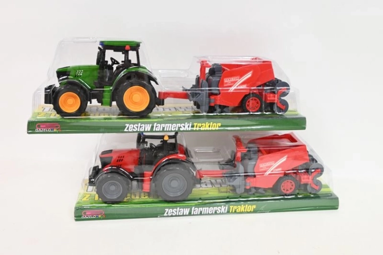 Tracteur avec machine agricole