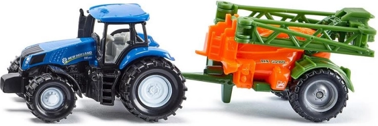 Tracteur avec pulvérisateur