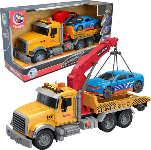 Dépanneuse avec voiture de course 1:12