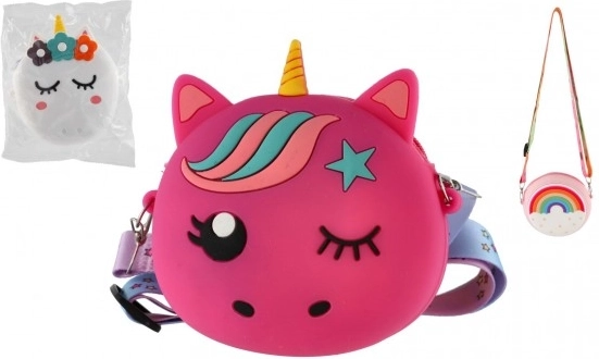 Portefeuille en silicone pour enfants avec cordon - différentes couleurs