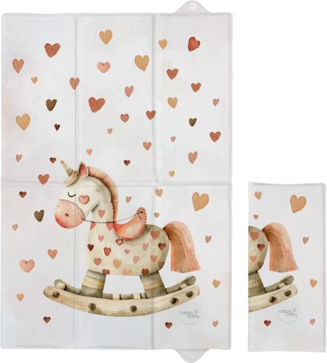 Matelas à langer de voyage Ceba baby basic rocking horse 60 × 40 cm