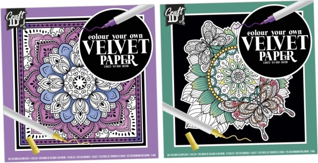 Images à colorier en velours