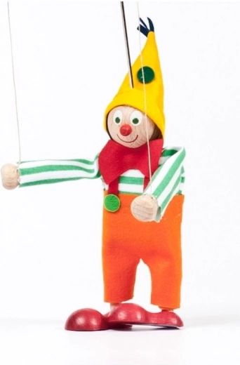 Marionnette en bois Bouffon Jarmil 12 cm