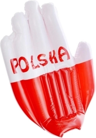 Grande main gonflable pour supporters