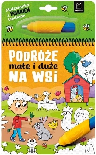 Cahier de coloriage à feutre à eau – À la ferme