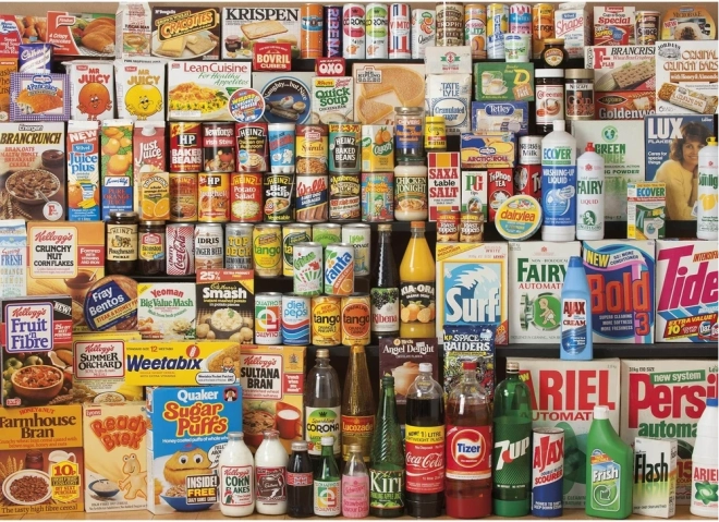 Puzzle GIBSONS Année 1980 Panier d’achats 1000 pièces