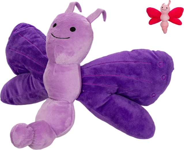 Papillon en peluche 34 cm