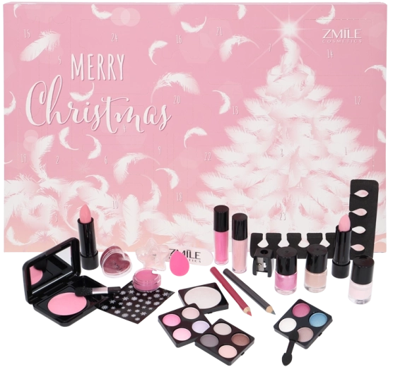 Calendrier de l’Avent Traditional Pink and Fluffy – coffret cosmétique 24 surprises