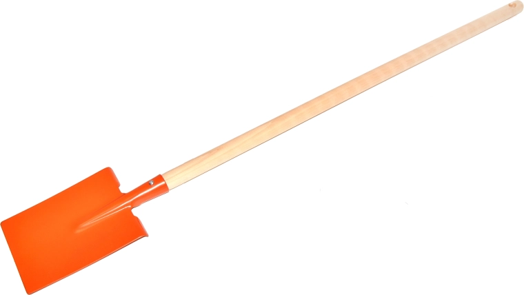 Bêche métallique pour enfant avec manche en bois, 90 cm