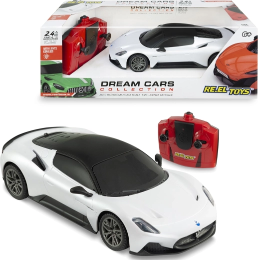 Voiture RC Maserati MC20 télécommandée 1:24 blanche 17 cm