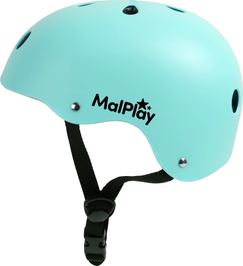 casque de vélo pour enfant SafeKiddo, turquoise, taille S (48–54 cm)