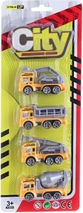 Set de petits véhicules de chantier