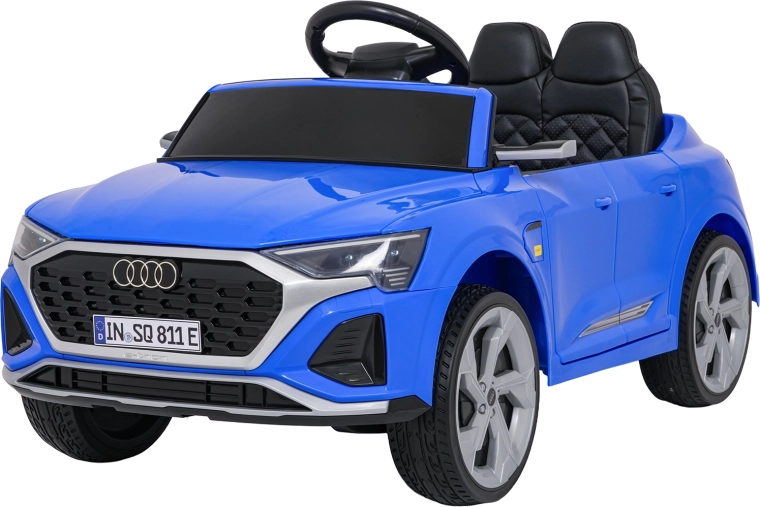 Voiture électrique pour enfants Audi SQ8 bleue avec télécommande