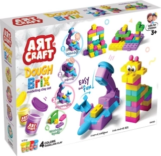 Art Craft set créatif pour modeler des cubes 400 g