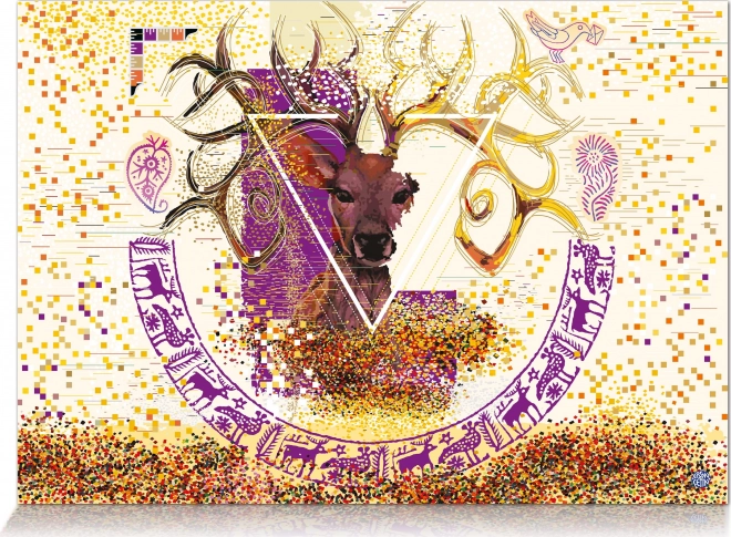 Puzzle Cerf porte-bonheur 300 pièces