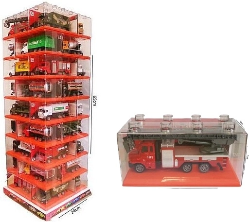 Mini camion métallique 11 cm en boîte (mix de 14 modèles) - 1 pièce