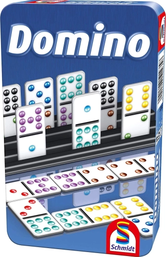 Schmidt Spiele domino dans une boîte en métal - 1 pièce