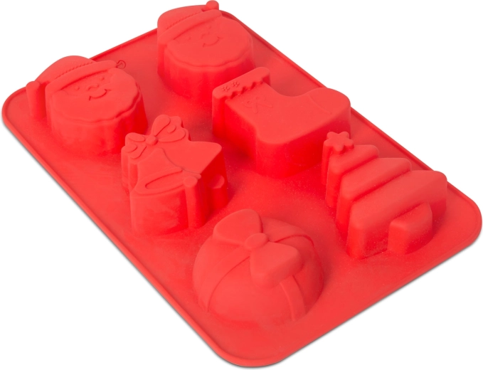 Moule en silicone pour pâtisserie avec motifs de Noël
