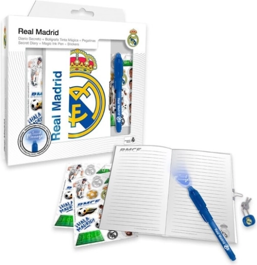 Journal avec stylo magique Real Madrid