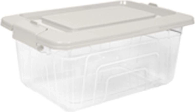 Boîte de rangement avec couvercle 3,45 l – plastique