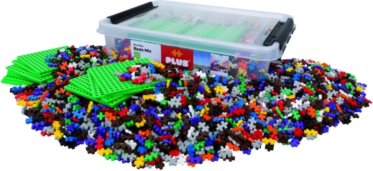 Plus-Plus boîte de base avec 4000 pièces et 12 plaques