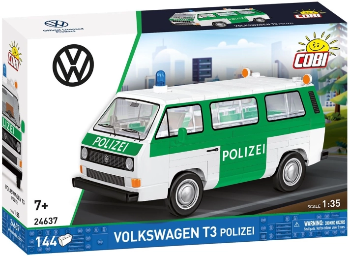 Cobi Volkswagen T3 police 1:35 (144 pièces) - 1 pièce