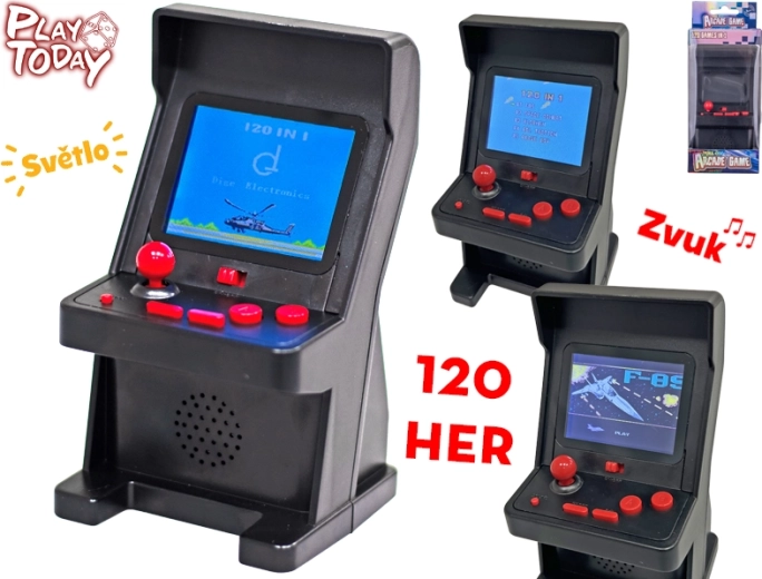 Console de jeu portable Play Today avec 120 jeux et écran couleur