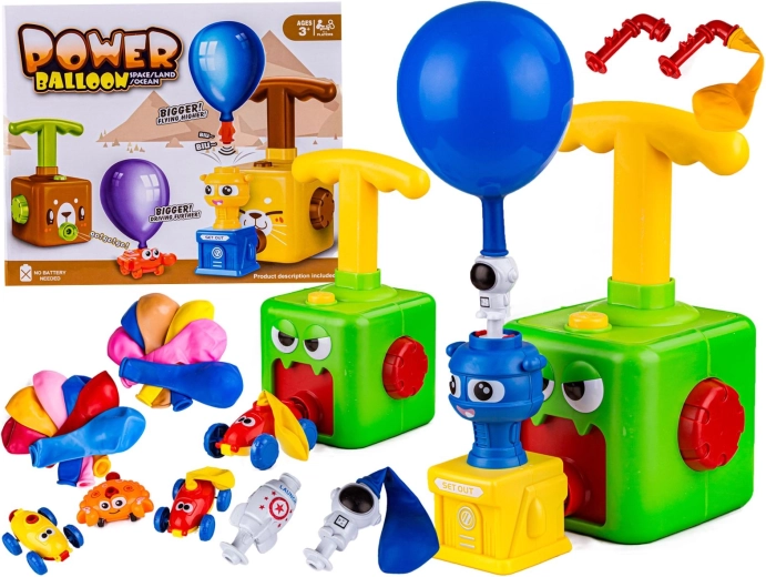 Lanceur de ballons – monstre vert (emballage endommagé, contenu en bon état) - 1 pièce