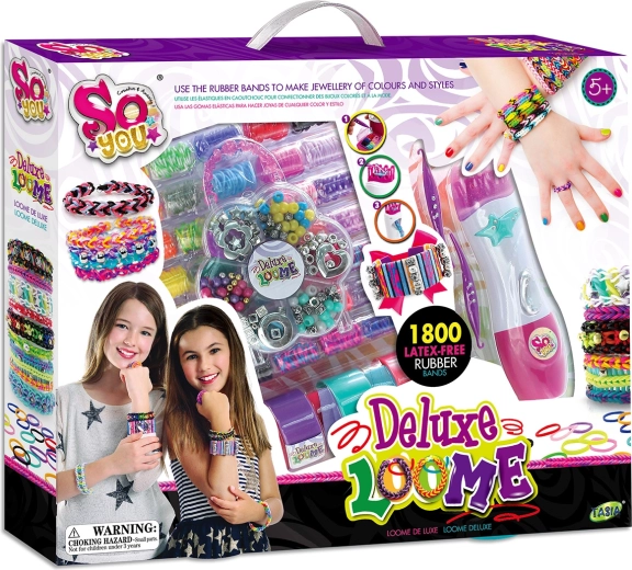 Tasia tresseuse pour fabriquer des bracelets en élastiques sans latex – 1800 pièces