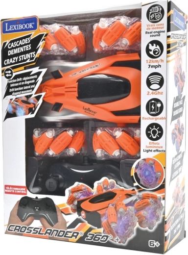 Lexibook voiture cascadeuse Crosslander 360°+