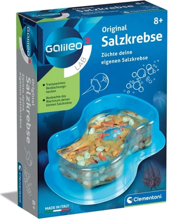 Clementoni Galileo lab artémies (Artemia salina) originales – kit d’élevage et d’observation