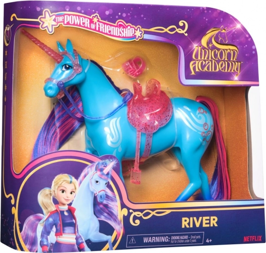 Unicorn Academy licorne à coiffer River 24 cm
