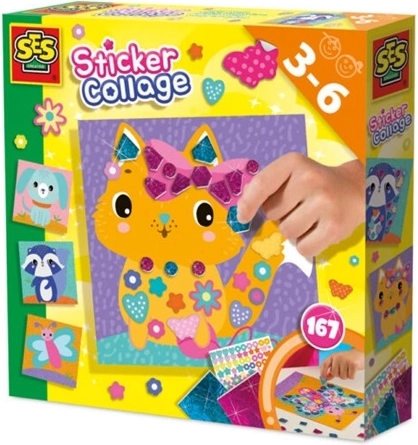 SES collage d’autocollants avec des animaux