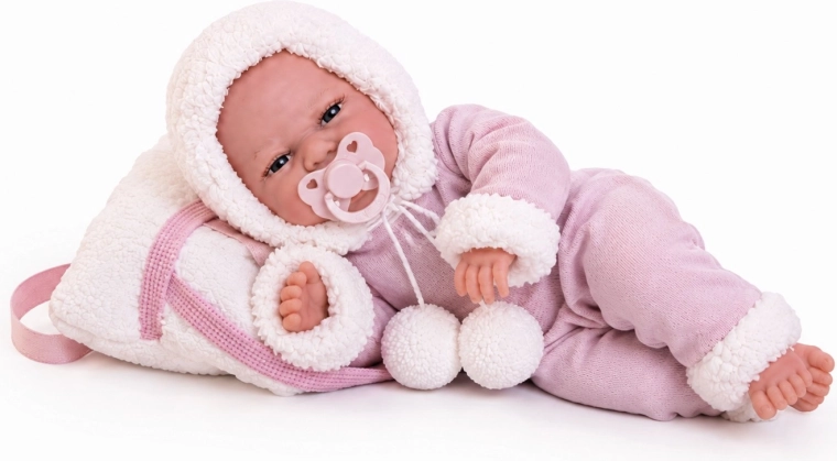 Clara - Poupée bébé réaliste avec fonction de mouvement et corps souple