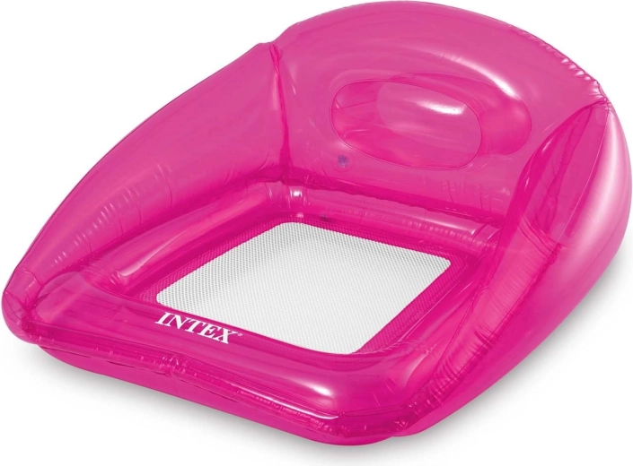 Fauteuil flottant gonflable rose Intex