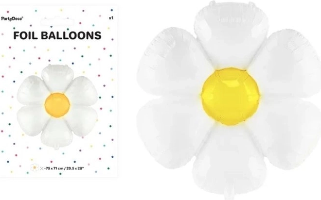 Ballon en aluminium Marguerite, mix de couleurs 97 × 103 cm