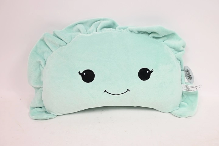 Pierogi vert en peluche avec sourire 42 cm