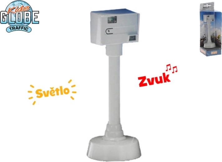 Kids Globe Traffic radar de vitesse pour enfants 12 cm avec lumière et son