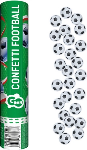 Confettis en papier pneumatiques football