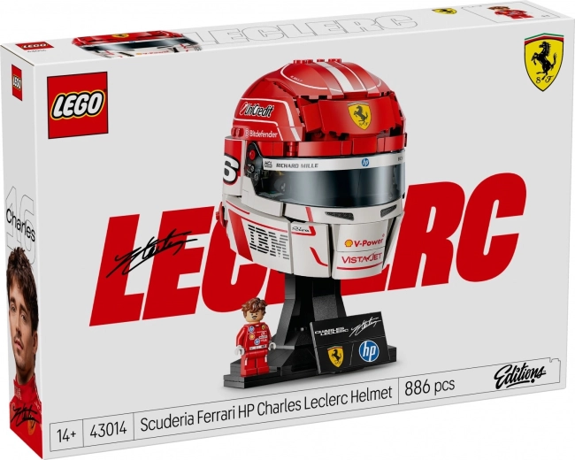 Casque LEGO Editions Charles Leclerc Scuderia Ferrari HP