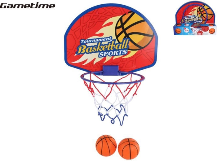 Gametime panier de basket pour enfants avec deux ballons