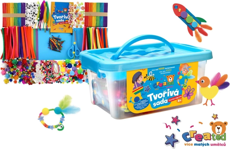 Grande boîte créative Created avec plus de 1000 pièces
