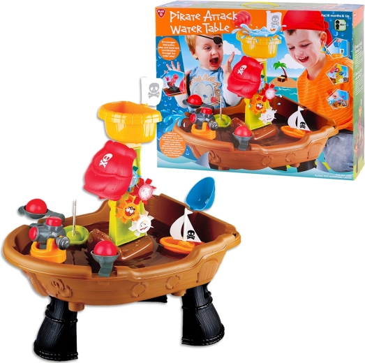 PlayGo table d’eau Attaque pirate – set de 22 pièces